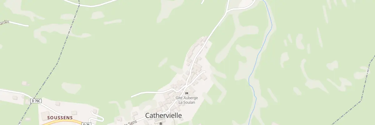 Plan du 40 Village à Cathervielle