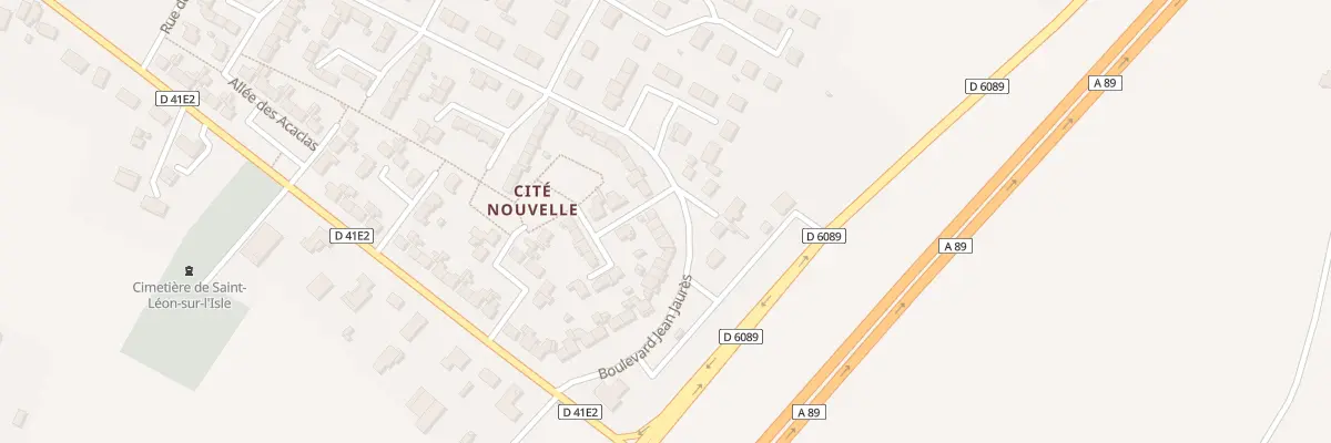 Plan du 27 Bd Jean Jaurès à Saint-Léon-sur-l’Isle