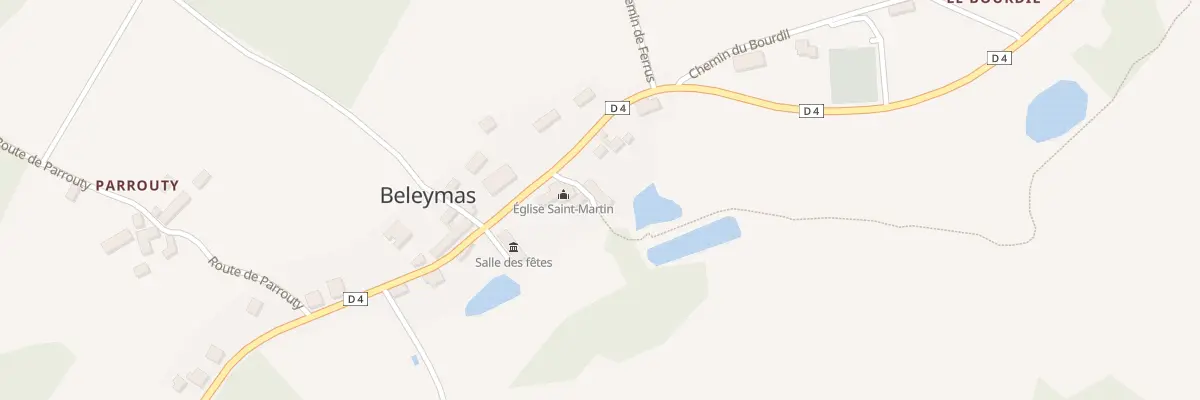 Plan du 11 Le Bourg-Sud à Beleymas