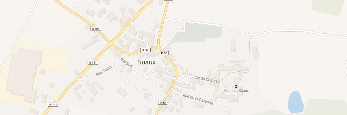 Plan du 10 Rue du Centre à Suaux