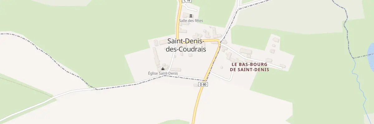Plan du 5047 Le Bourg à Saint-Denis-des-Coudrais