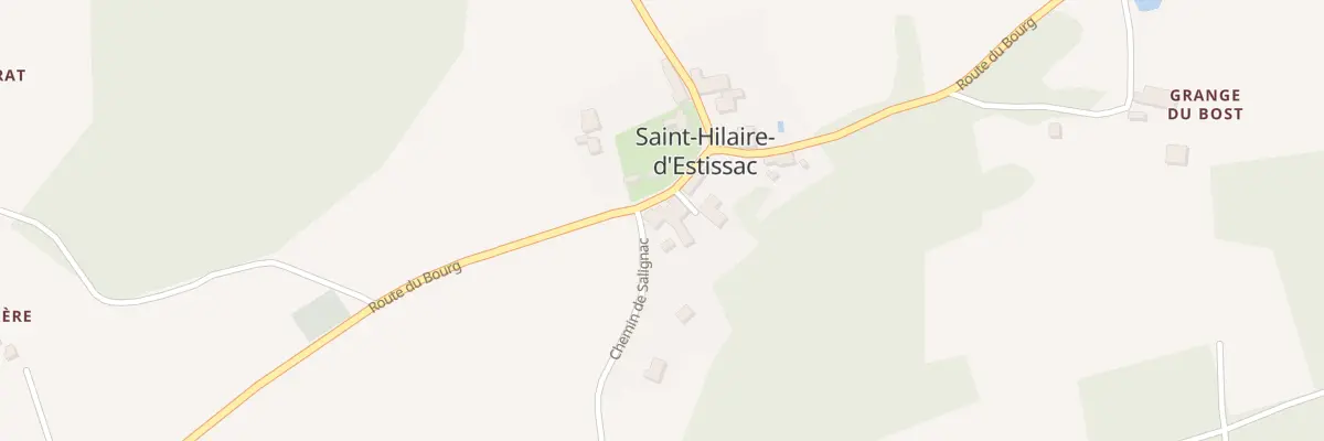 Plan du 3 Grange du Bost à Saint-Hilaire-d’Estissac