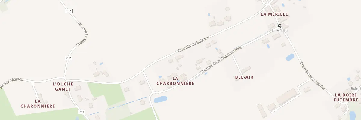 Plan du 183 La Charbonniere à Berthenay