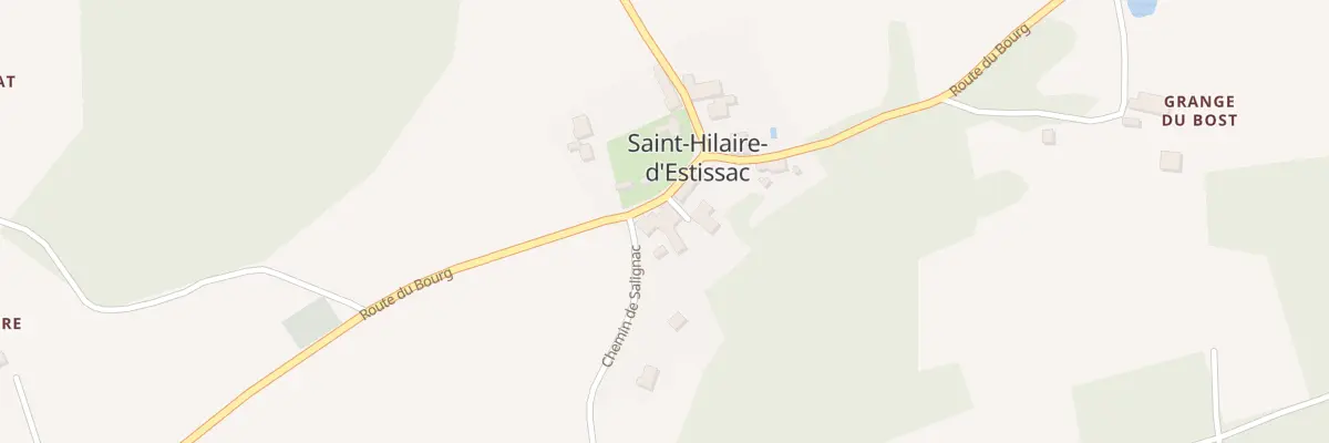 Plan du 4 Grange du Bost à Saint-Hilaire-d’Estissac