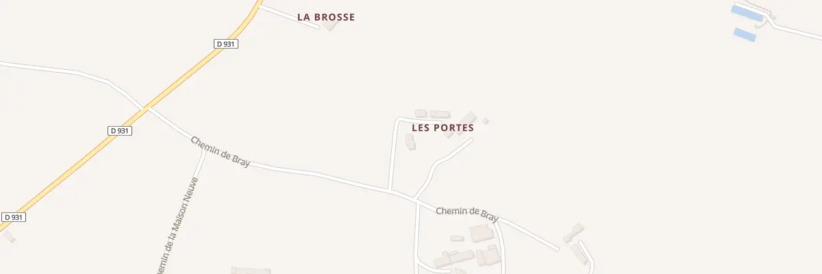 Plan du 43 La Porte à Parfondeval
