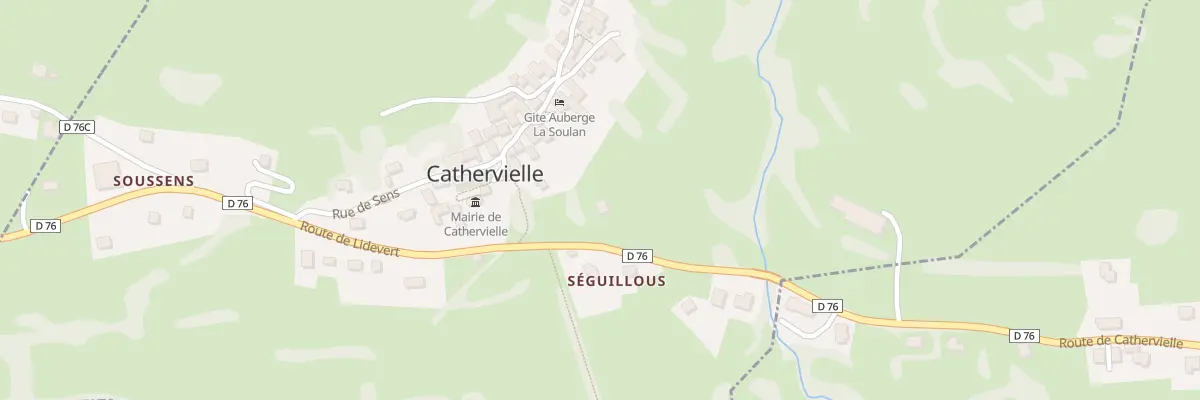 Plan du 16 Rte de Lidevert à Cathervielle
