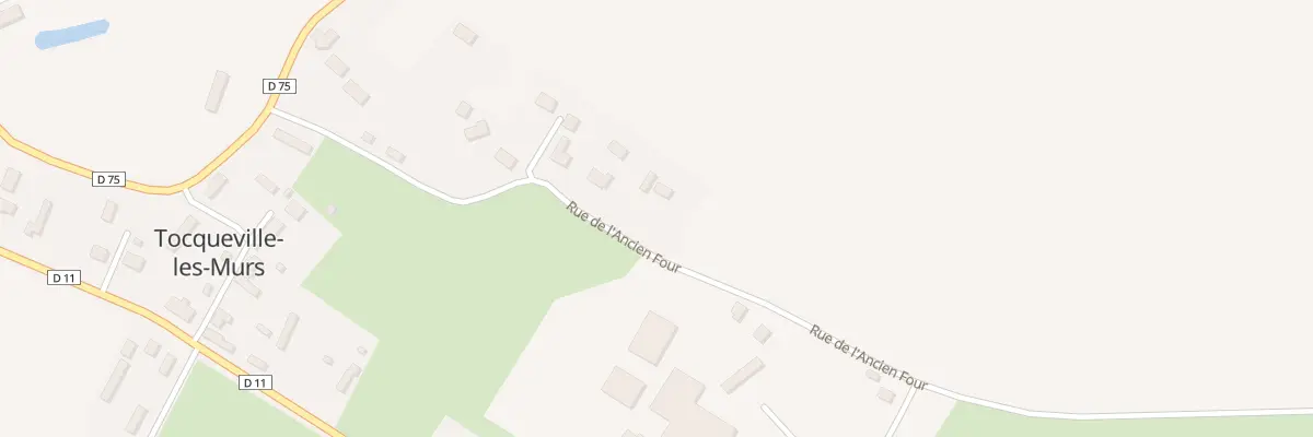 Plan du 6 Rue de l’Ancien Four à Tocqueville-les-Murs