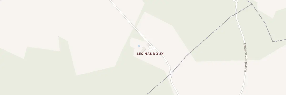 Plan du 45 Aux Naudoux à Sadillac