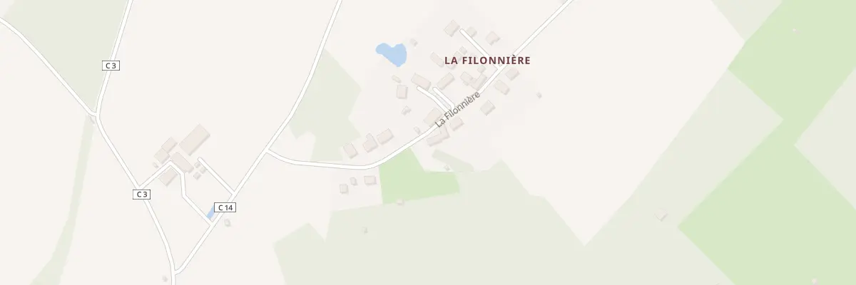 Plan du 210 La Filonniere à Pernay