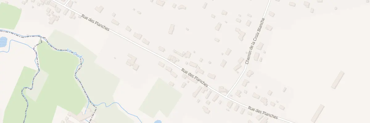 Plan du 25 Rte des Planches à Duneau