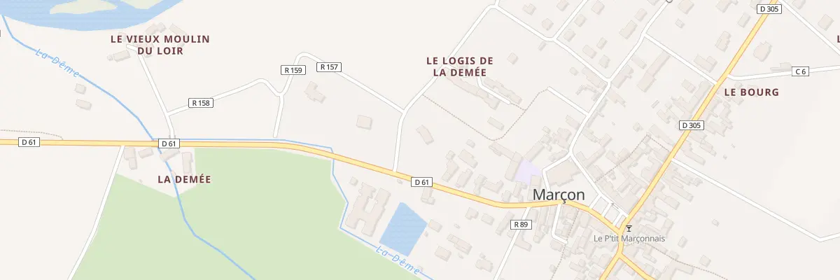 Plan du 7 Che de la Demee à Marçon