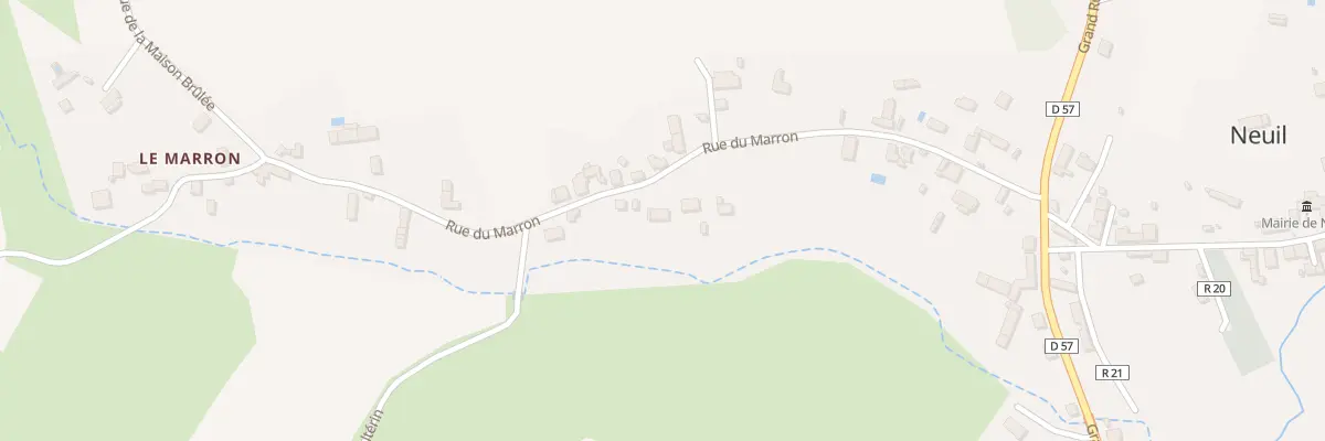 Plan du 14 Rue du Marron à Neuil