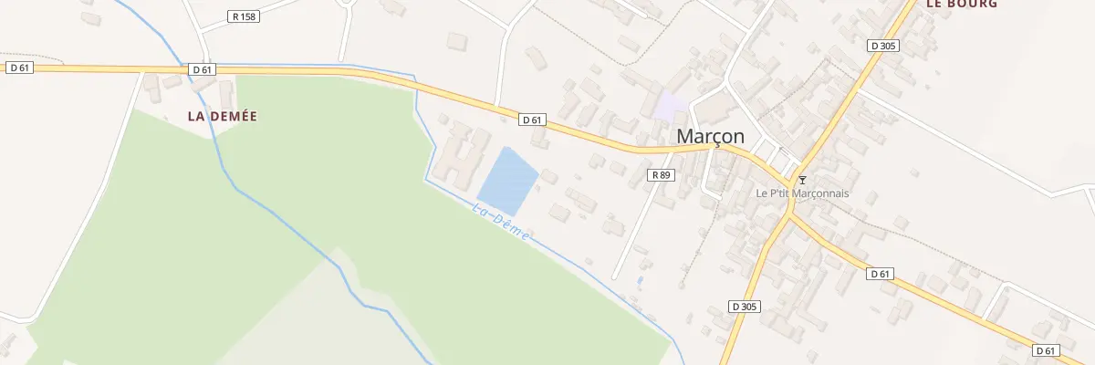 Plan du 11 Rte du Port Gautier à Marçon