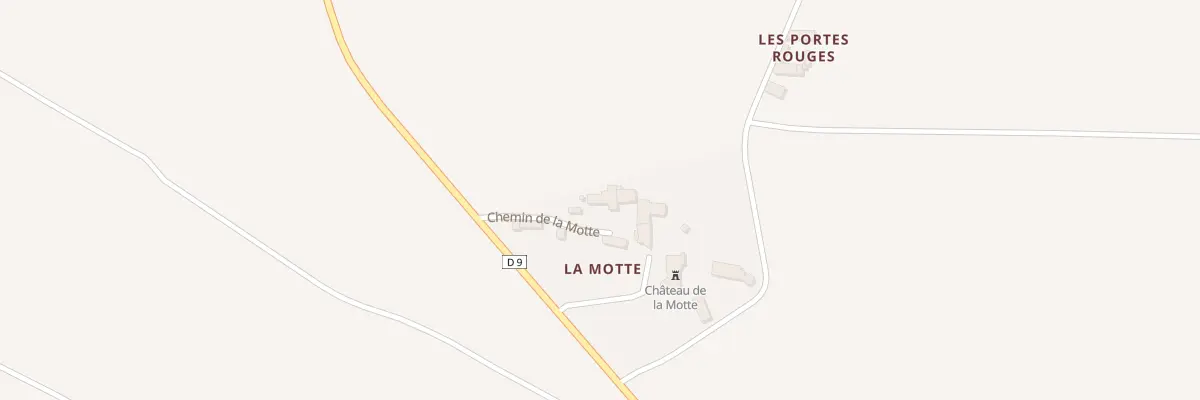 Plan du 10 La Motte à Usseau