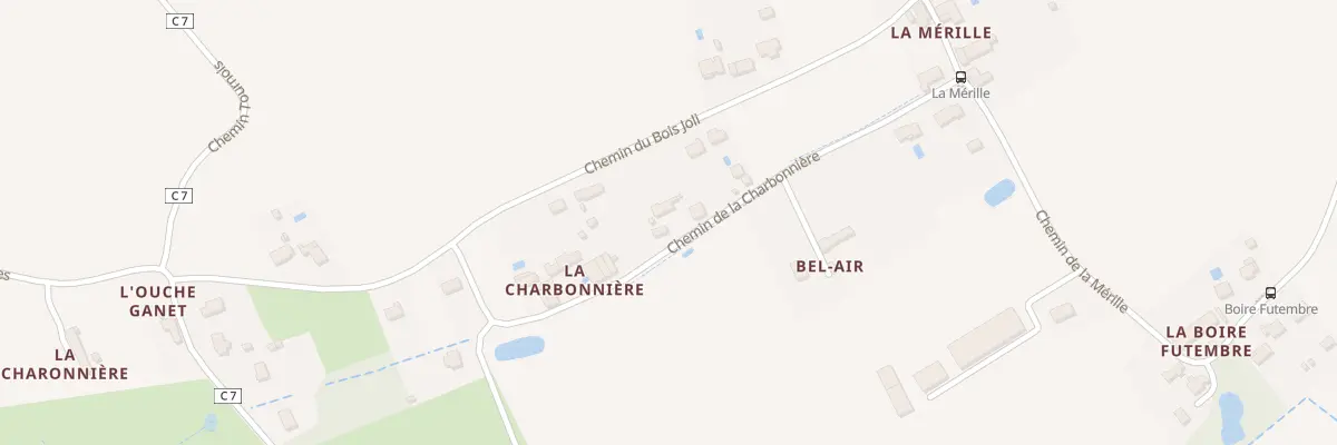 Plan du 6 Che de la Charbonnière à Berthenay