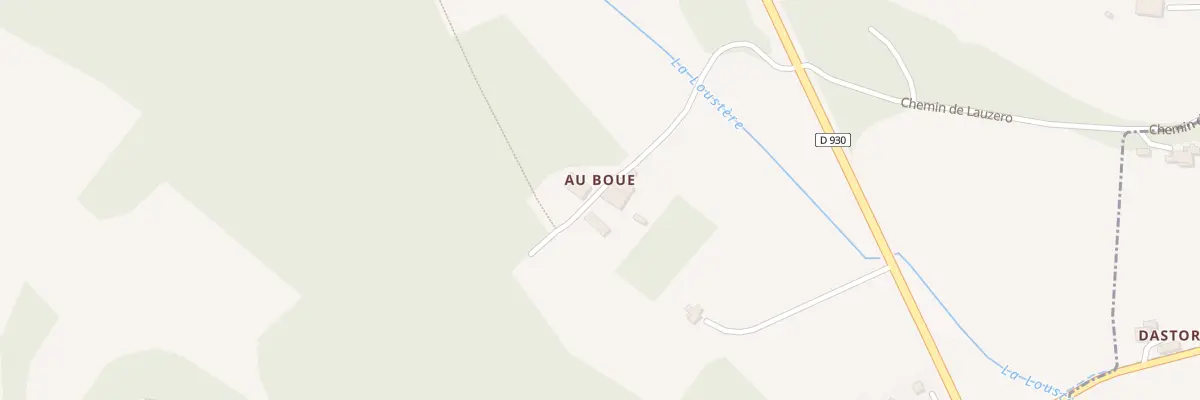 Plan du 5055 Au Boue à Saint-Lary