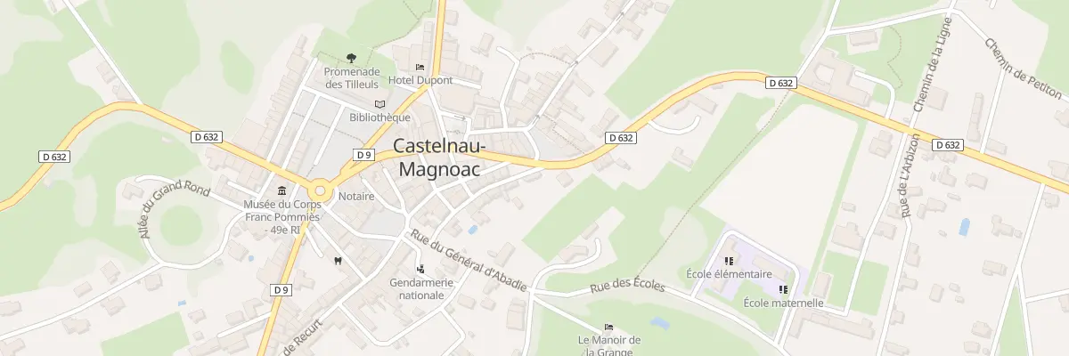 Plan du 10 Rue de Tounis à Castelnau-Magnoac