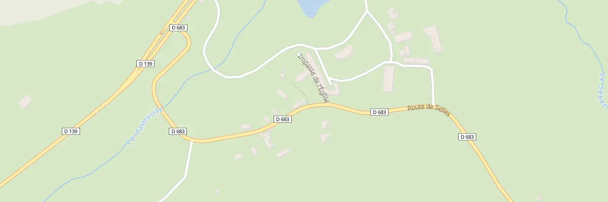 Plan du 415 Rte de Selles à Tourville-sur-Pont-Audemer