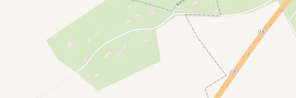 Plan du 20 Rte de St Martin du Tilleul à Saint-Vincent-du-Boulay