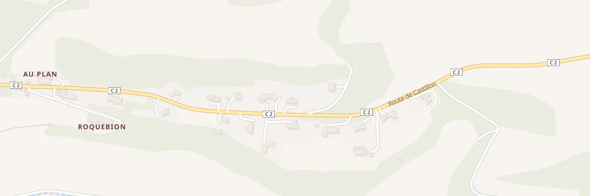 Plan du 1193 Rte de Castillon à Saint-Lary