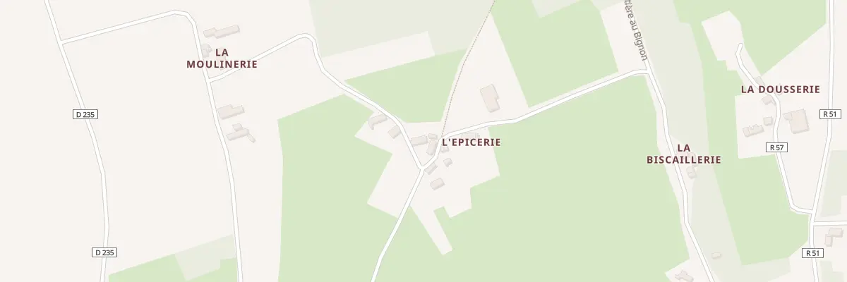 Plan du 5359 L’Epicerie à Chahaignes