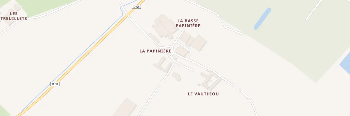 Plan du 9001 La Haute Papinière à Rilly-sur-Vienne