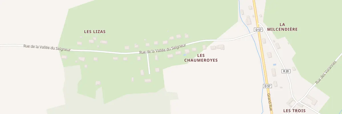 Plan du 20 Les Chaumeroyes à Neuil
