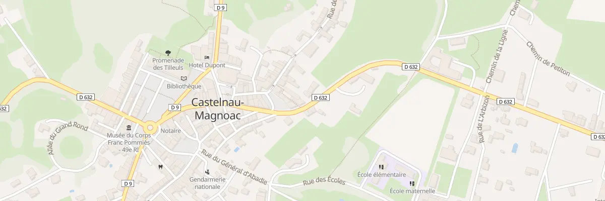 Plan du 11 Rte de Toulouse à Castelnau-Magnoac