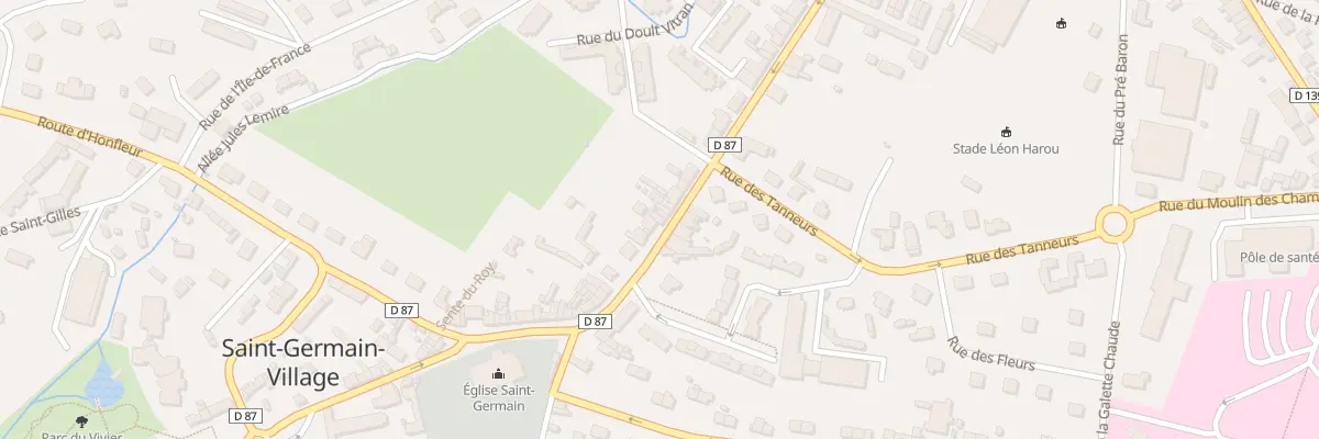 Plan du 84 Rue Jules Ferry à Pont-Audemer