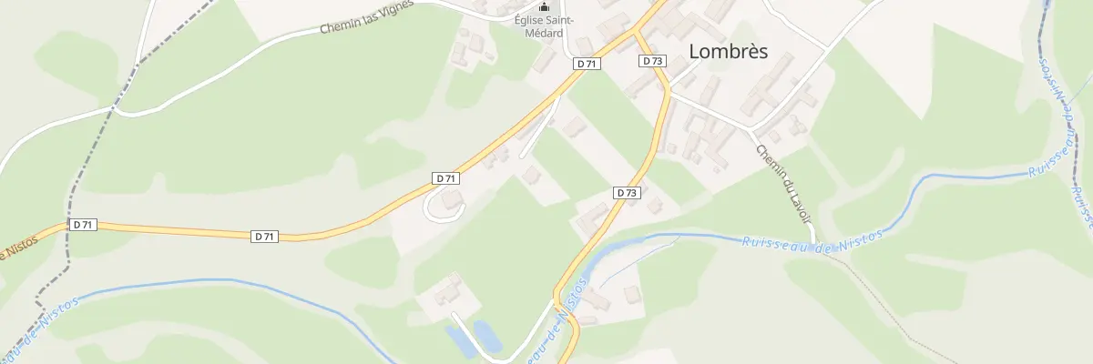 Plan du 42 La Moulette à Lombrès