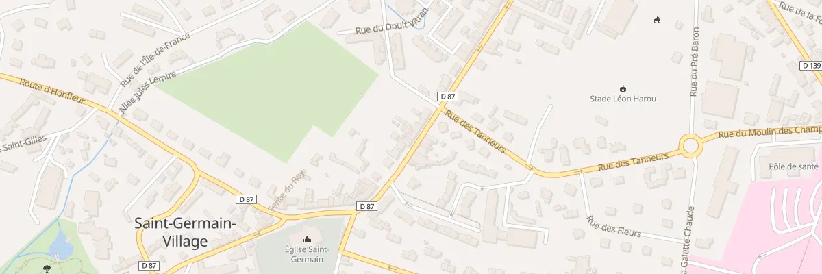 Plan du 80 Rue Jules Ferry à Pont-Audemer