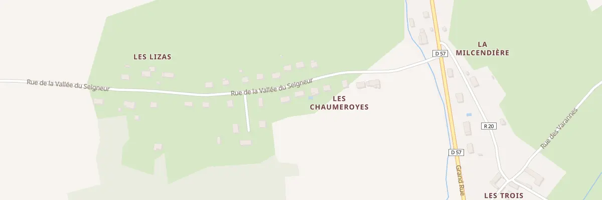 Plan du 18 Les Chaumeroyes à Neuil