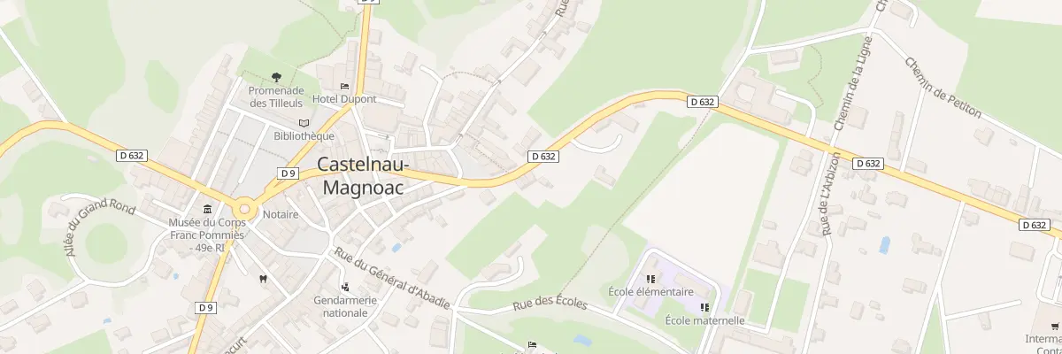 Plan du 18 Rte de Toulouse à Castelnau-Magnoac