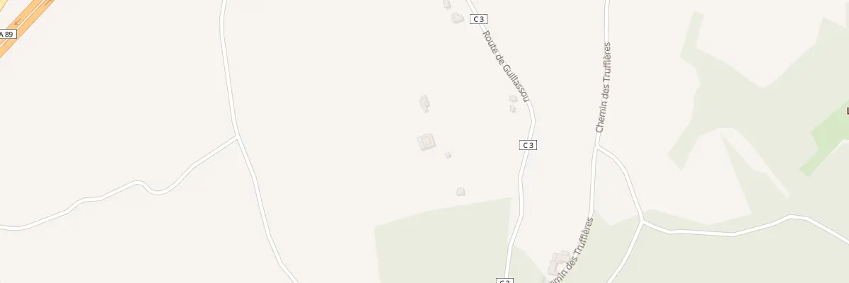Plan du 640 Rte de Guillassou à Saint-Léon-sur-l’Isle