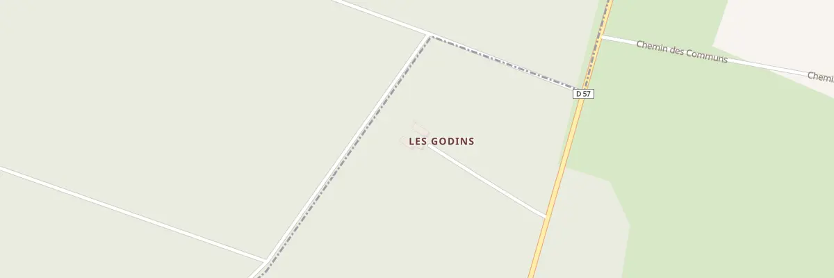 Plan du 157 Les Godins à Crissay-sur-Manse