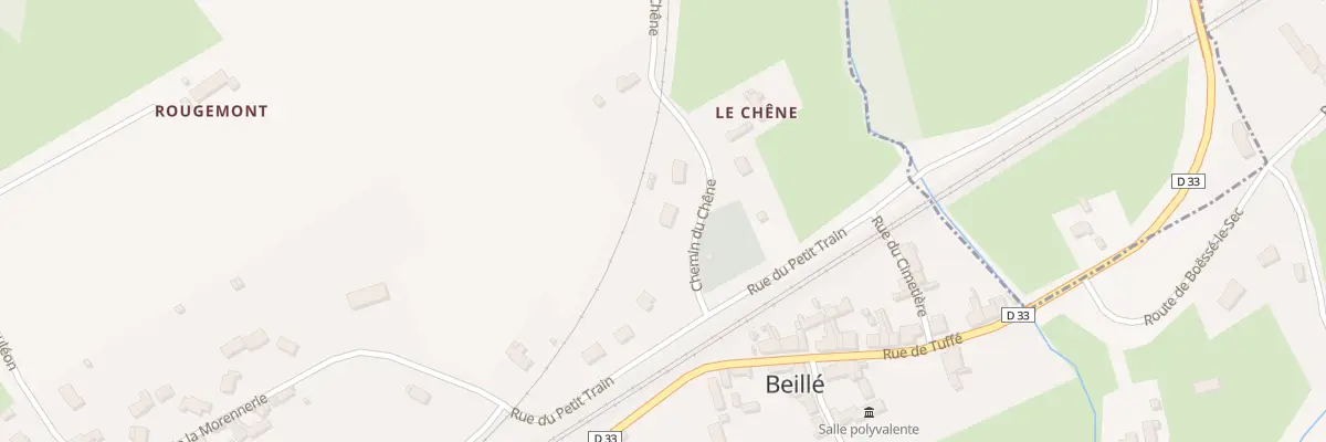 Plan du 5 Che du Chêne à Beillé