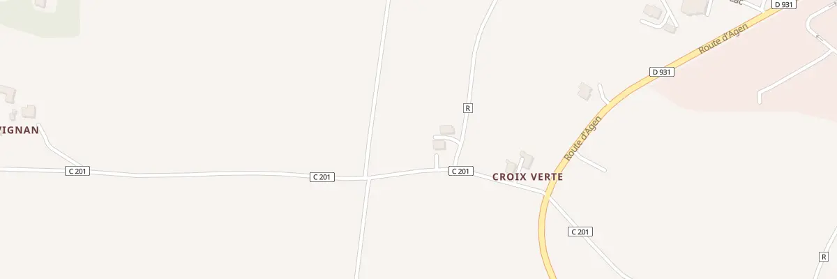 Plan du 2 Lamaurague à Lamontjoie
