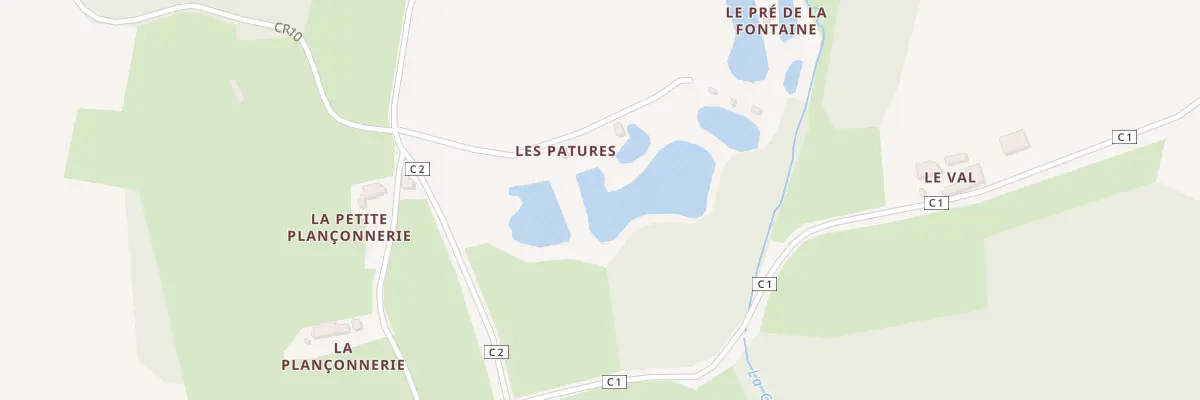 Plan du 5058A Les Patures à Saint-Denis-des-Coudrais