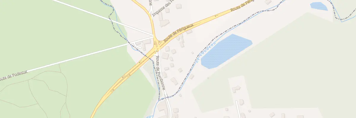 Plan du 86 Rte de Périgueux à Lembras