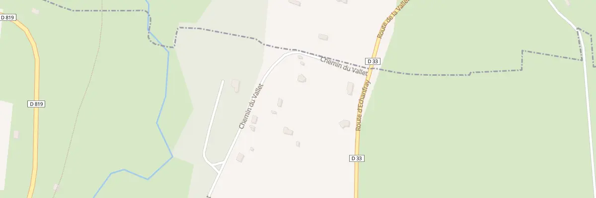 Plan du 658 Che du Vallet à Mélicourt