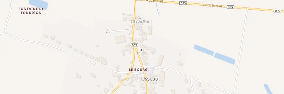 Plan du 14 Pl Maurice Bedel à Usseau