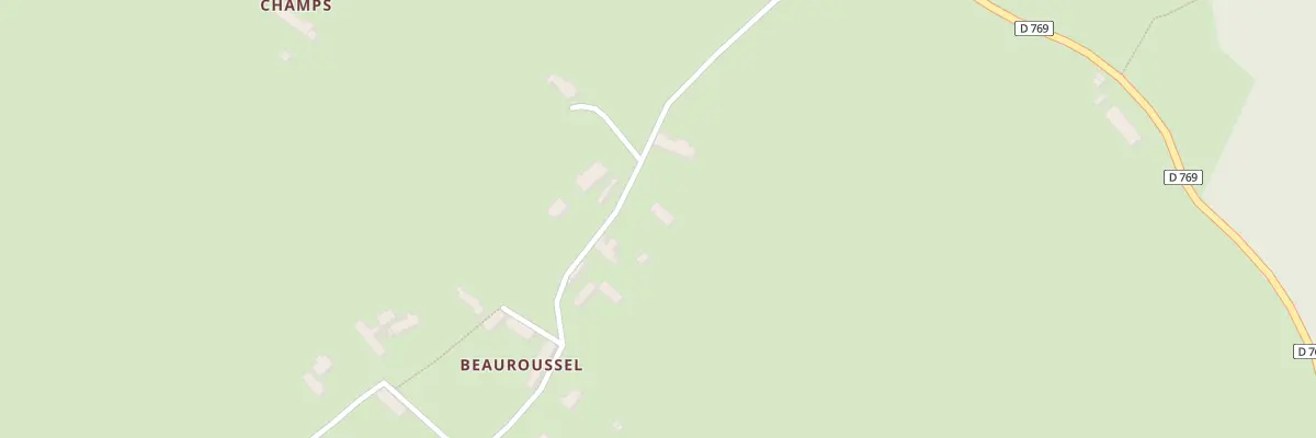 Plan du 5025 Beauroussel à Sainte-Céronne-lès-Mortagne