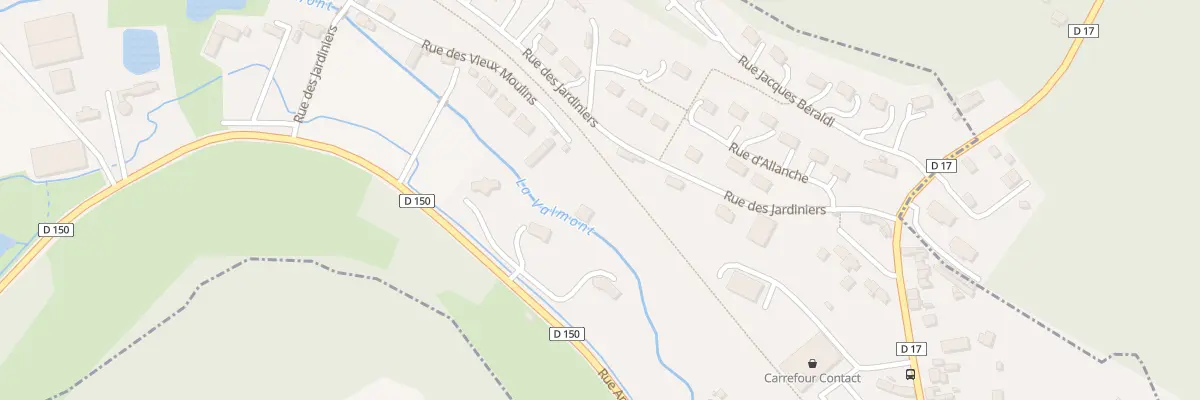 Plan du 2 Rue des Vieux Moulins à Valmont