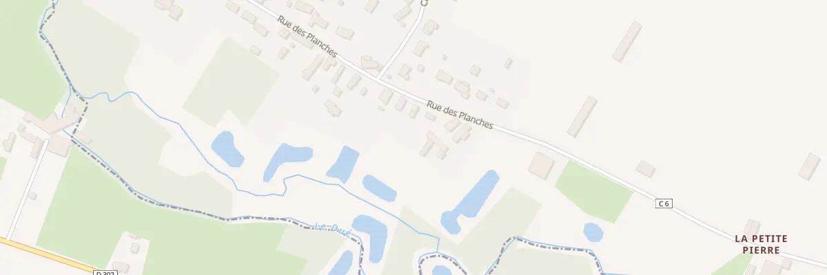 Plan du 46 Rte des Planches à Duneau