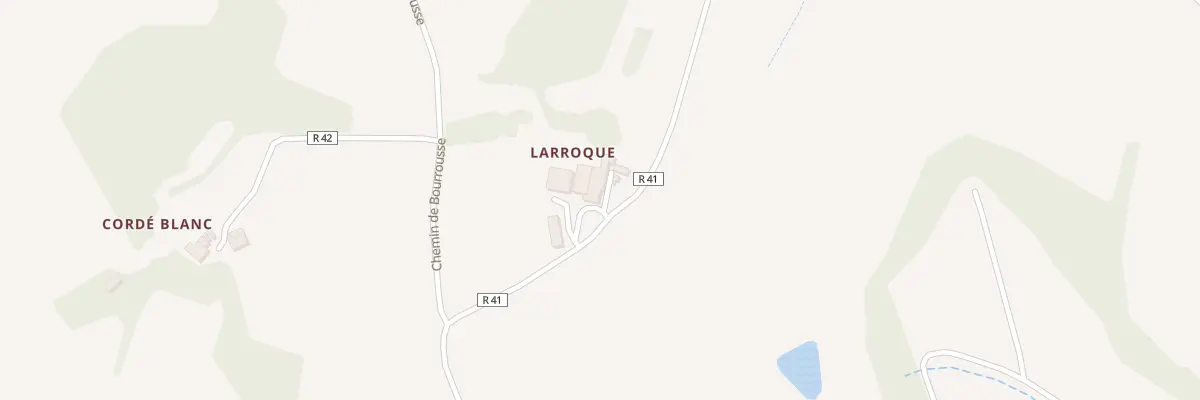 Plan du 5079 Larroque à La Sauvetat