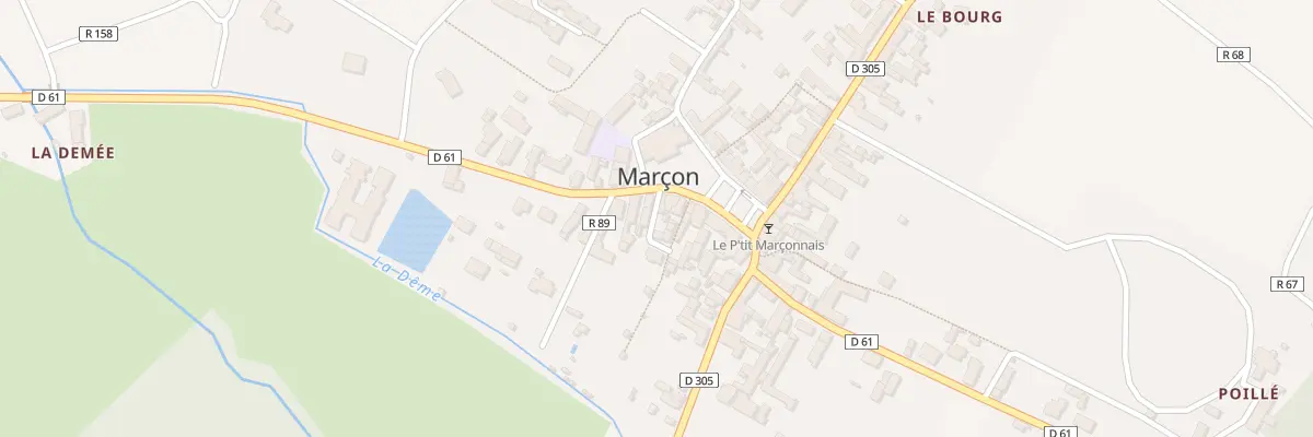 Plan du 1 Rle des Sonneurs à Marçon