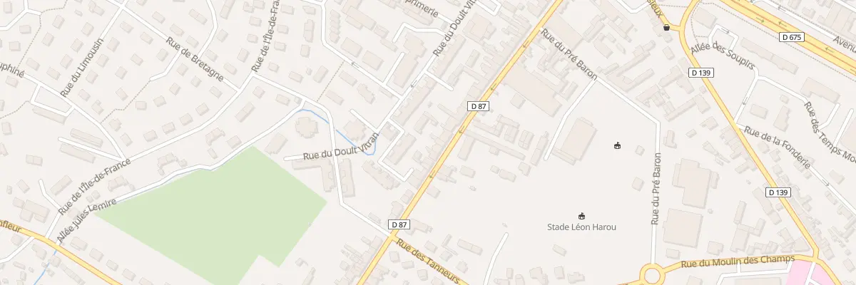 Plan du 56 Rue Jules Ferry à Pont-Audemer