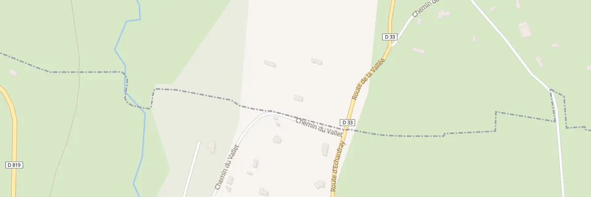 Plan du 26 Le Vallet à Mélicourt