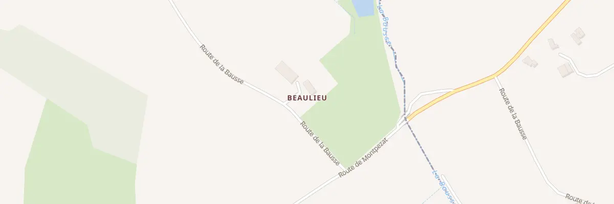 Plan du 154 Rte de la Bausse à Saint-Sardos