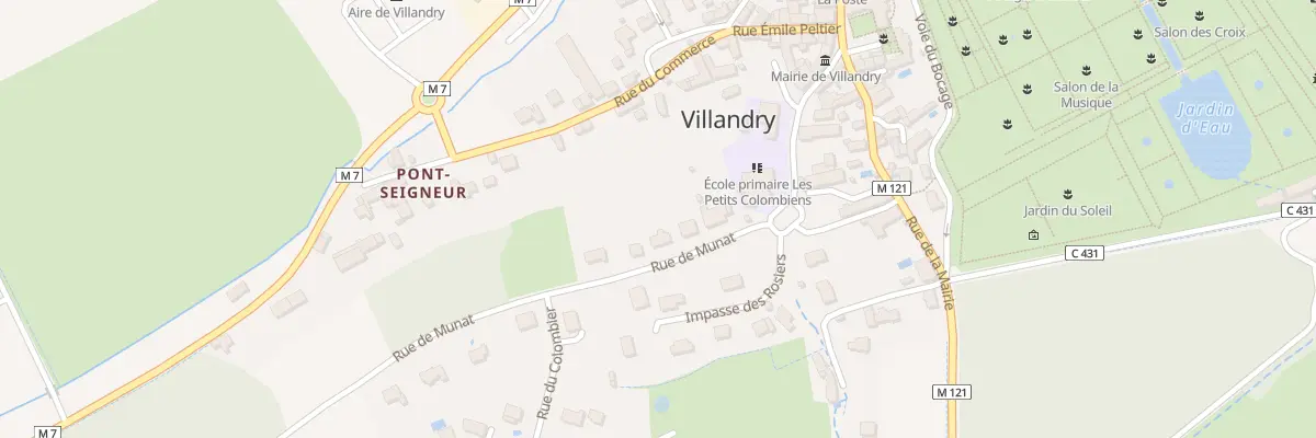 Plan du 12 Rue de Munat à Villandry